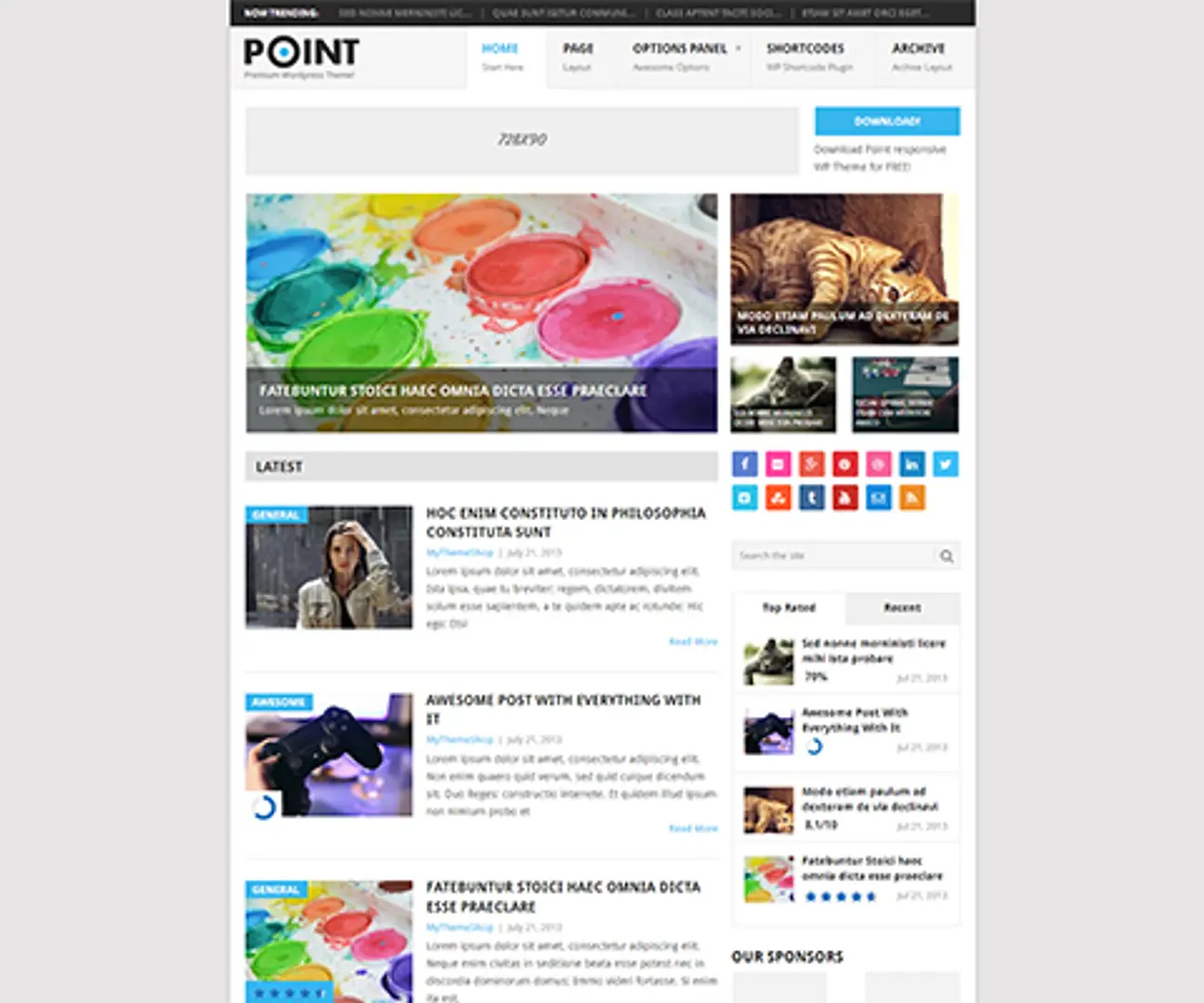 Ten Best WordPress Free Blog Themes for 2017