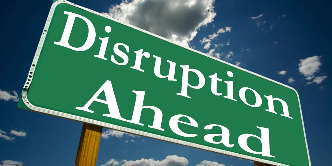               Disruptors are being 'disrupted'!