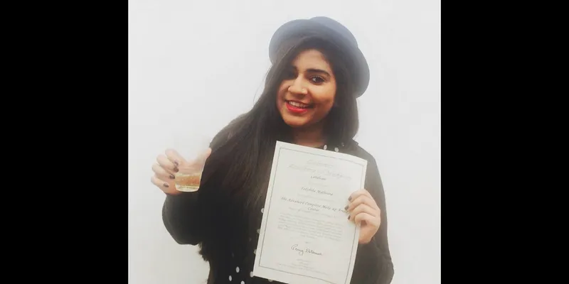 Takshita having done the 22 week advance makeup course from London