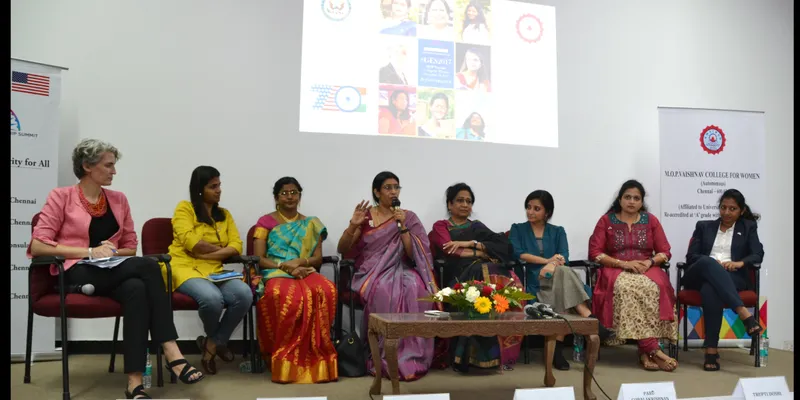 தமிழ்நாடு, கேரளா, புதுச்சேரி, கர்நாடகா ஆகிய மாநிலங்களிலிலிருந்து பெண் தொழில்முனைவர்கள் அமெரிக்கா தூதரகத்தின் லாரேன் லவ்லேஸ் உடன்