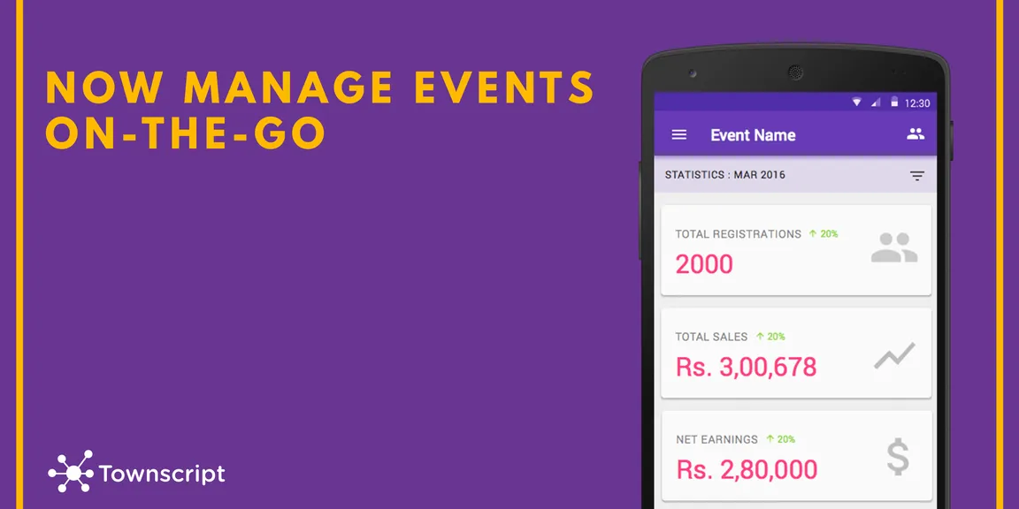 How Townscript's Event Manager app will change the way you manage events