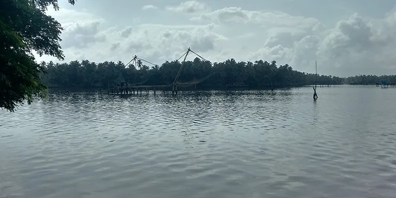 Figure 1 Chinese Fishing Nets on the River Periyar
