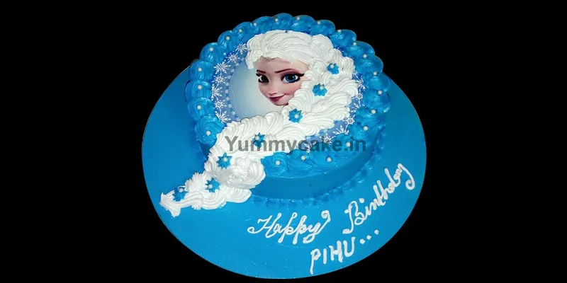 Elsa Birthday Cake