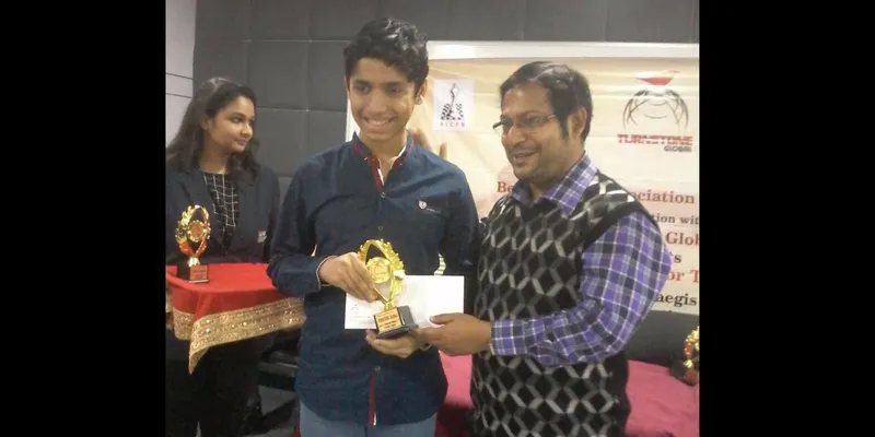 In Jan'17, Aryan stood  4th among 123 participants in National B Chess Championship at Kolkata, selected for National A Chess Championship.
