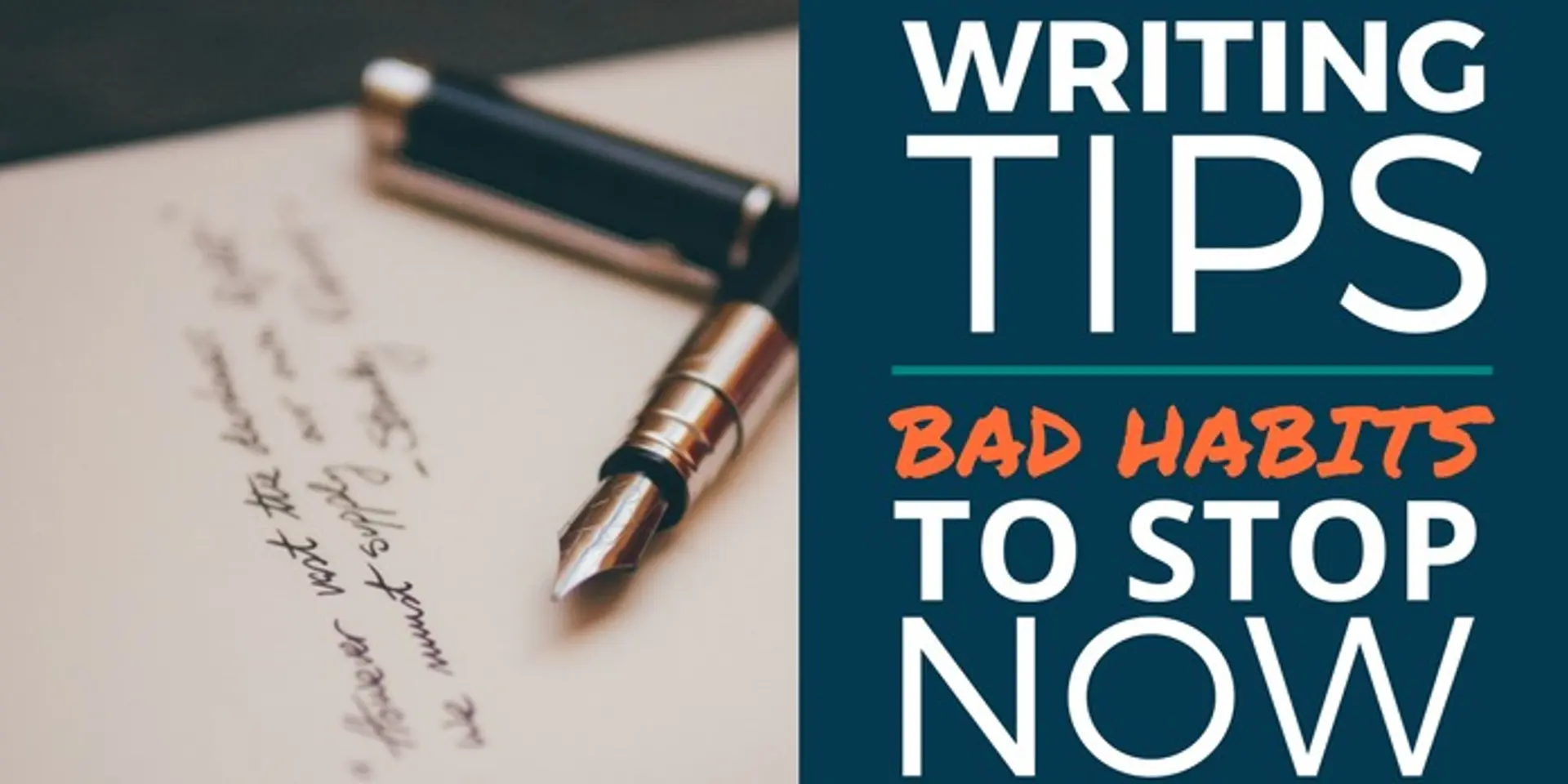 6 bad writing habits you should leave from today