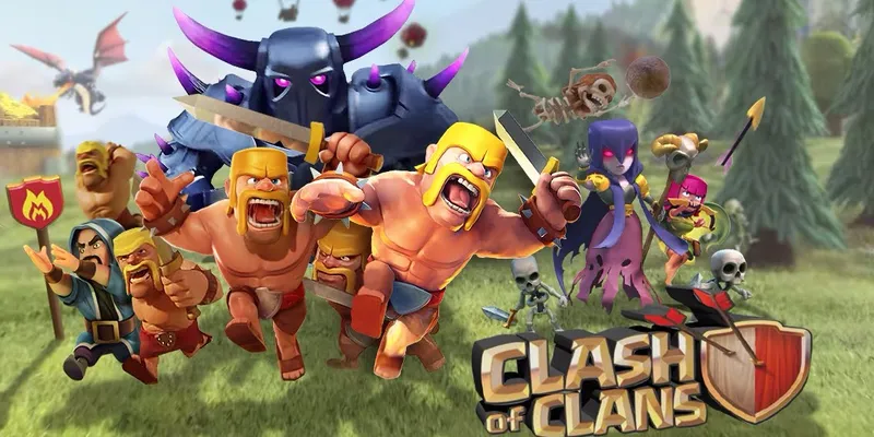 The different types of troops in Clash of Clans