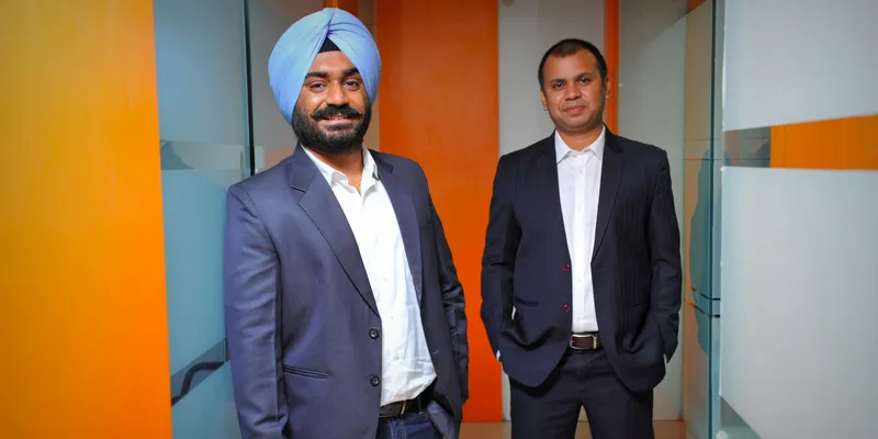 (Left) Harshdeep Rapal, CEO & Cofounder of Feelance Co. (Right) Subir Mitra, Cofounder and CTO