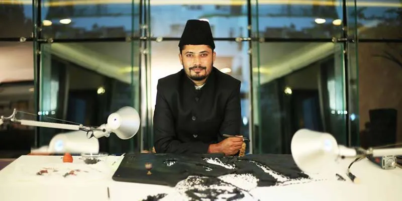 واجد خان اور اُن کا اسٹون پورٹریٹ