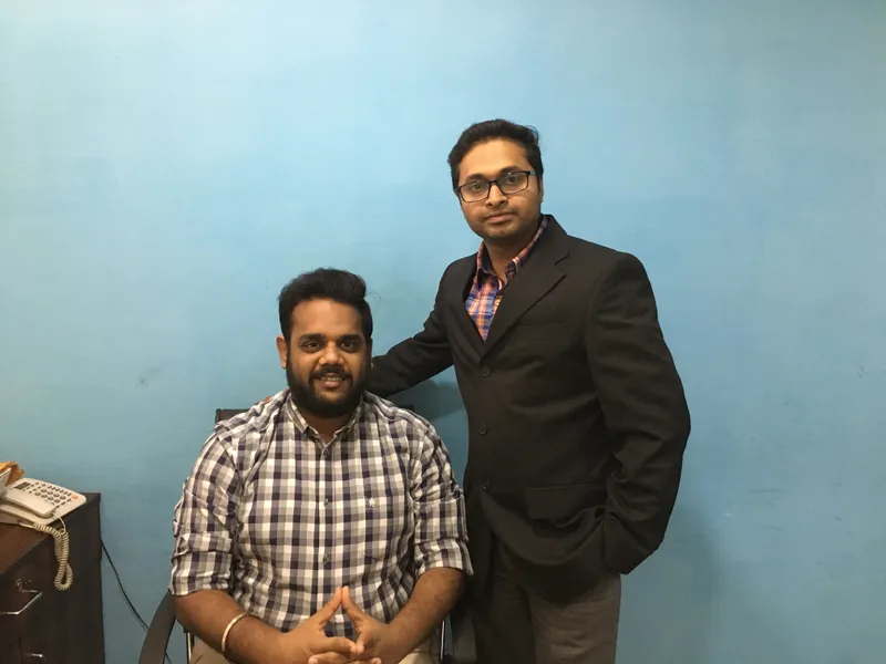 The founders of DexLab Analytics: Vivek Debuka and Subhra Jyoti Adhikary<br>
