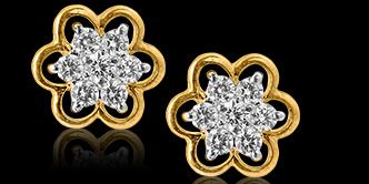 SHIVANI DIAMOND STUDS  EFIF Diamonds  EFIF Diamond Jewellery