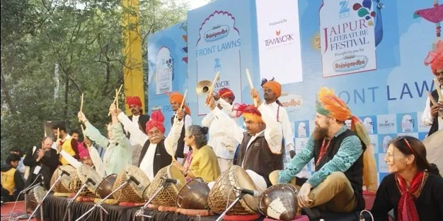 जयपुर लिट्रेचर फेस्टिवल की तस्वीर, फोटो साभार: सोशल मीडिया