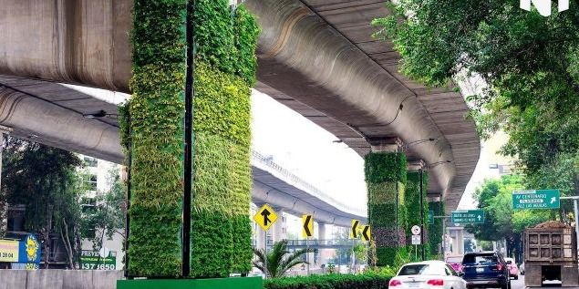 शहर को हरा-भरा रखने के साथ ही प्रदूषण को नियंत्रित करेंगे पुणे मेट्रो के खंभों पर बने 'वर्टिकल गार्डन'