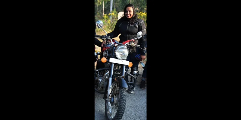 Shilpa with her Bullet!