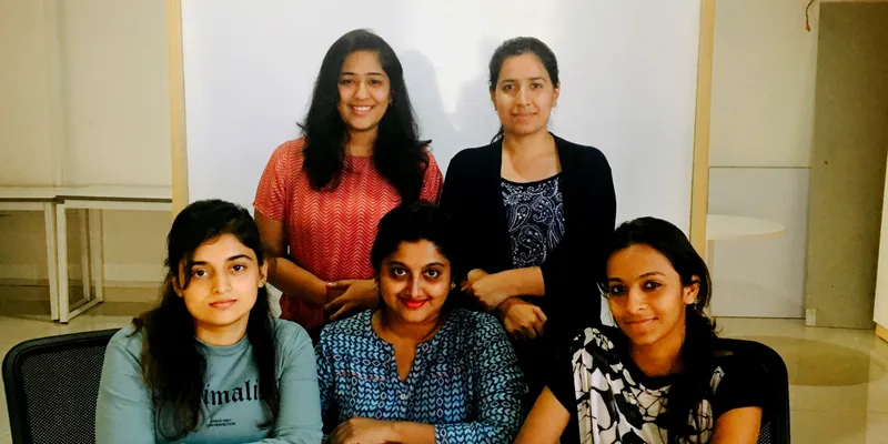 Top left to right: J H M Apoorva, Kumudini Kakwani, Bottom left to right: Ayushi Thakur, Madhumita Krishnaswamy, Nivedita Muthusubramanian