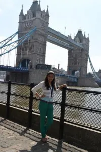 Vidhi during one of her recent London trip