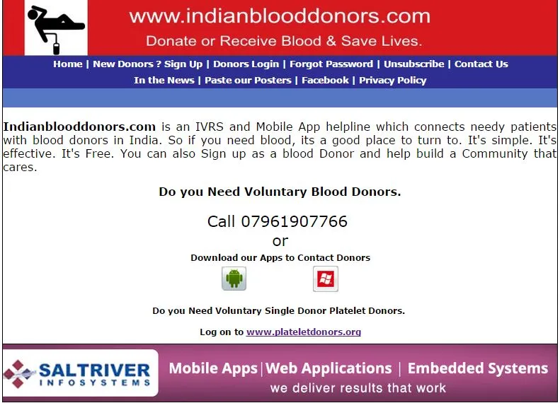 www.indianblooddonors.com
