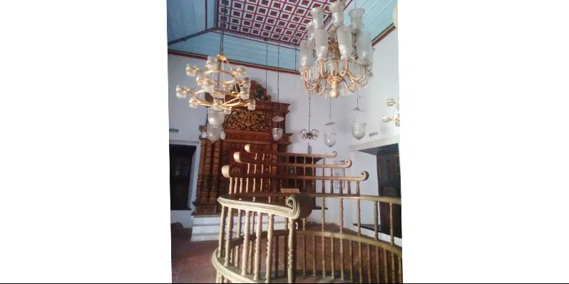 Figure 5 The Interiors of the Chendamangalam Synagogue