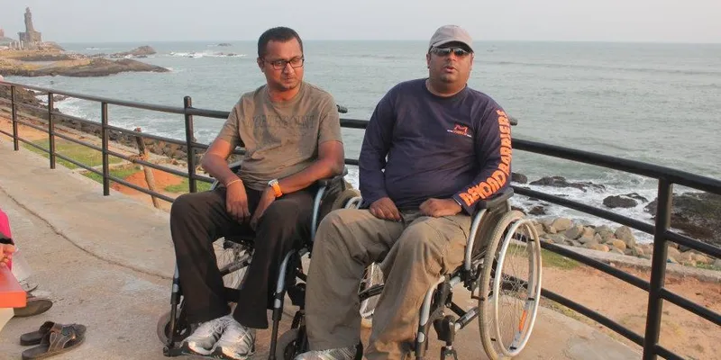 व्हीलचेयर पर अरविंद प्रभु