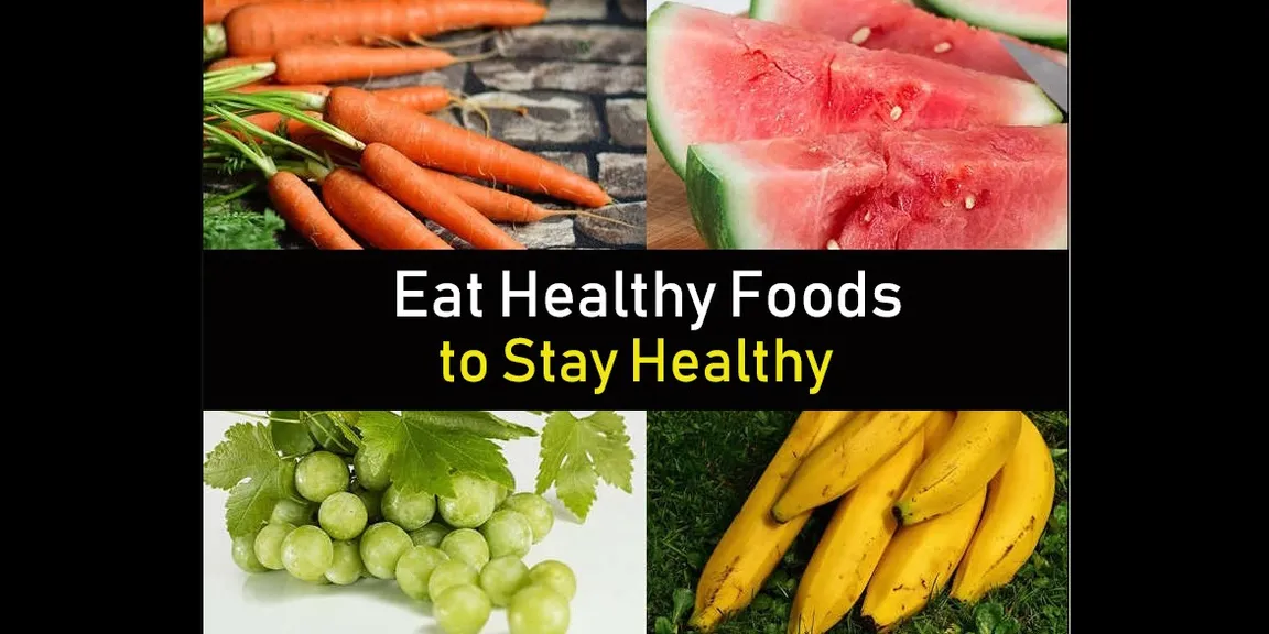 Why is it important to eat healthy to stay healthy?