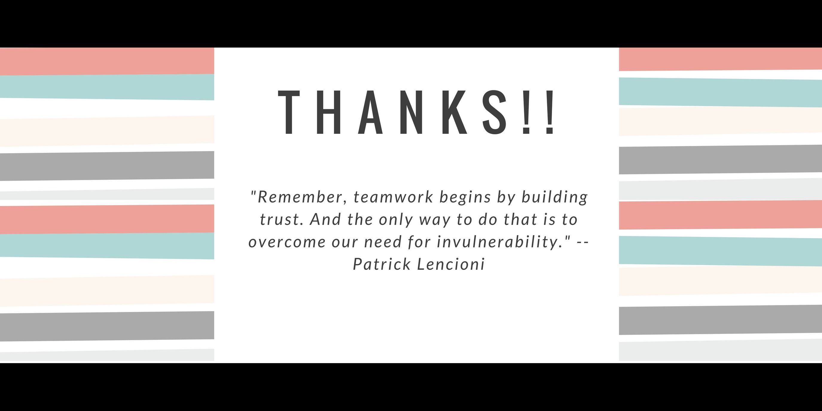 5 things to understand about your team