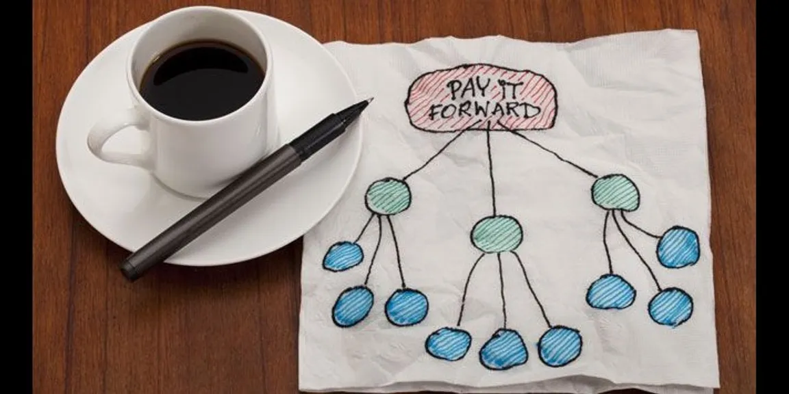Pay-it-forward paradox: The more you give, the more you receive