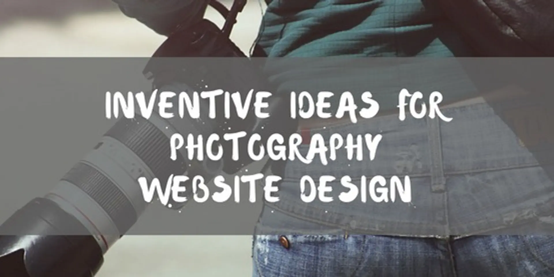 10 inventive ideas for photography website development