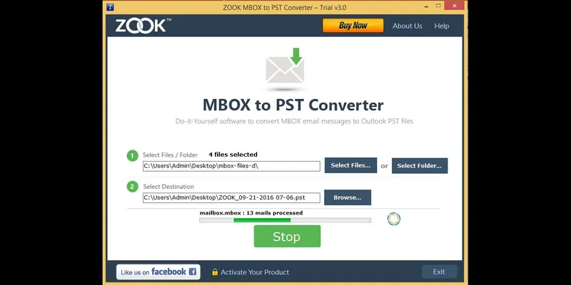 MBOX to PST Converter
