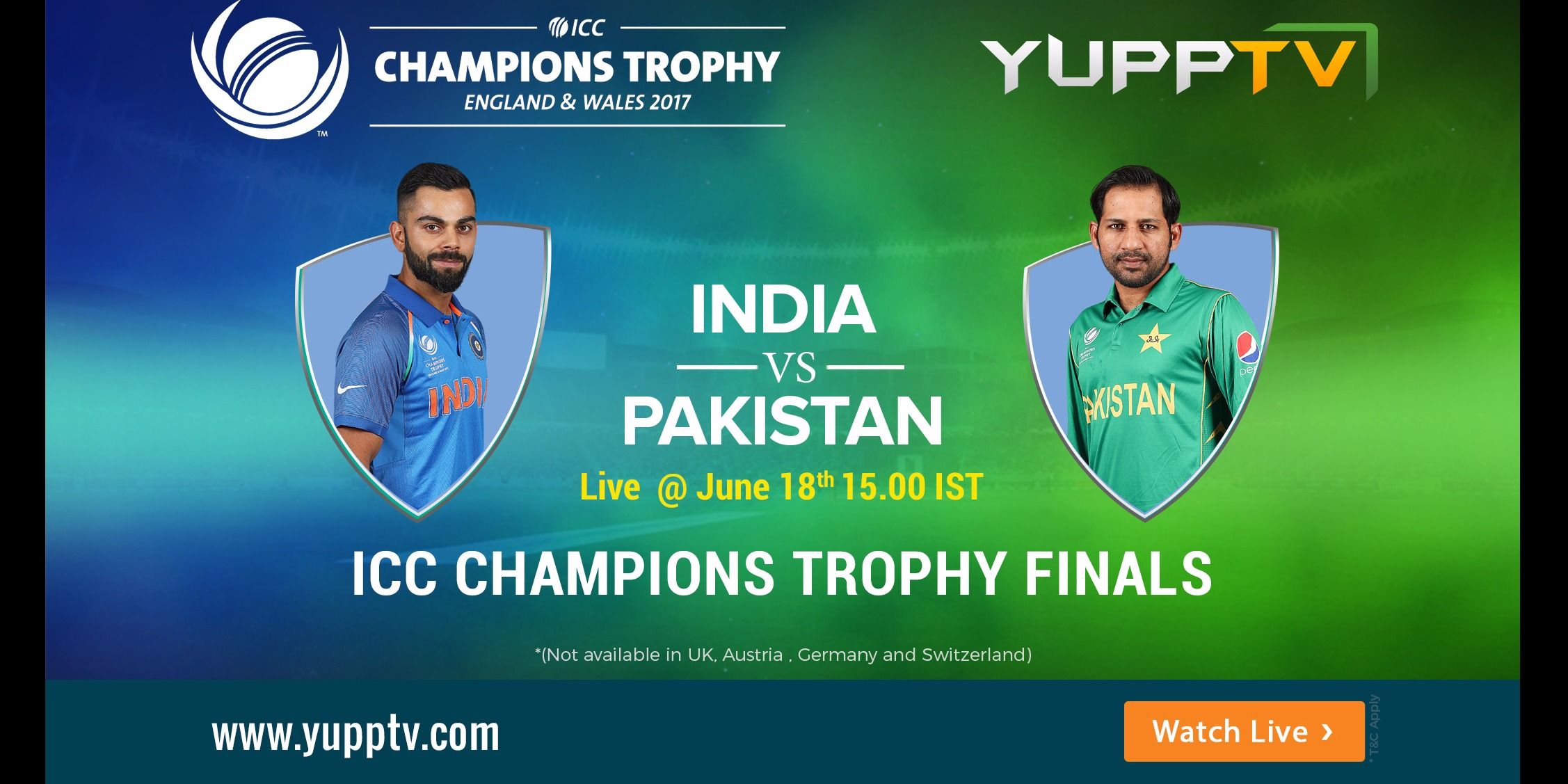 India Vs Pakistan at ICC Champions Trophy 2017 Finals Live Who Will