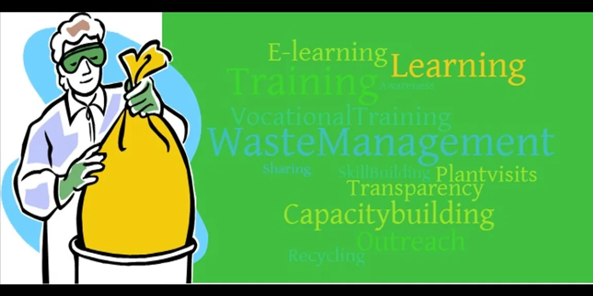 How can capacity building change the status of waste management in India?