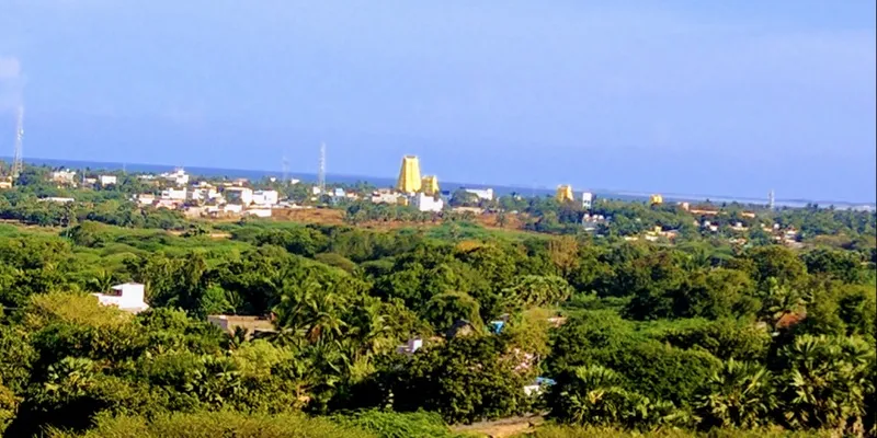 View atop the Gandamadana Parvatham
