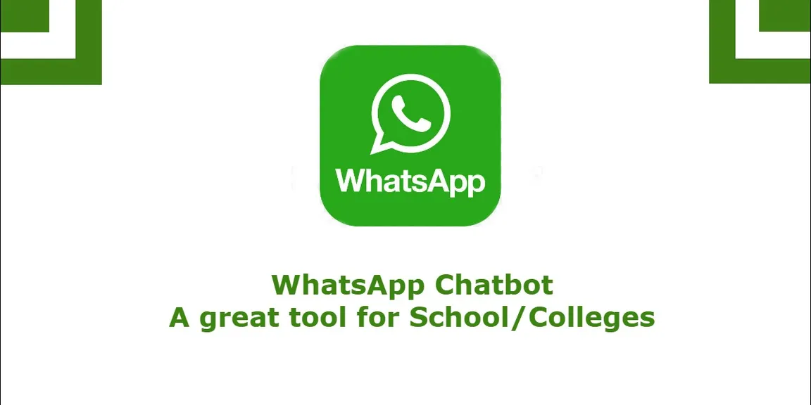 WhatsApp Chatbot – a great tool for school/colleges