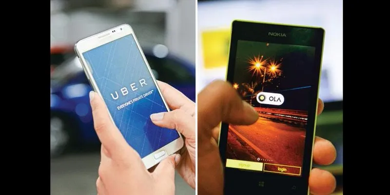 UBER and OLA Booking Apps