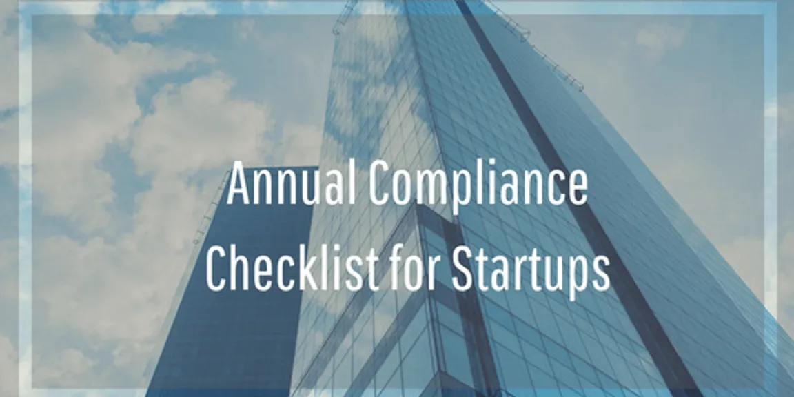 Annual compliance checklist for startups