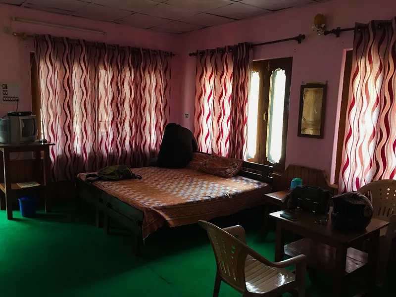My room in Barot's Sachin guest house<br>