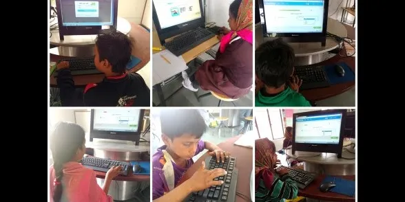 The digital literacy centre at Parivartan