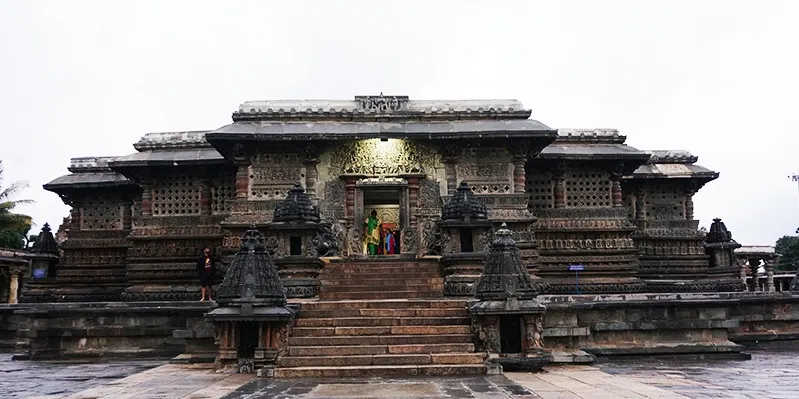 Photo #3: The temples in Belur are famous for their carvings and splendid architecture.