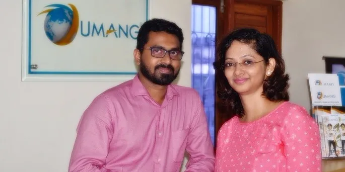 Mr. Mangirish Salelkar (CEO) and Mrs Uma Talaulikar Salelkar (COO) - Umang Software Technologies Goa