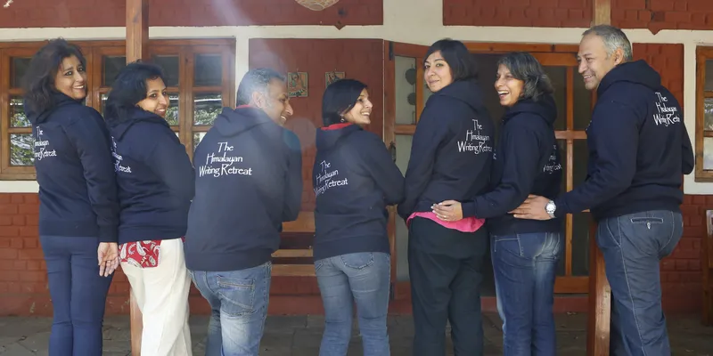 Participants at the Himalayan Writing Retreat<br>