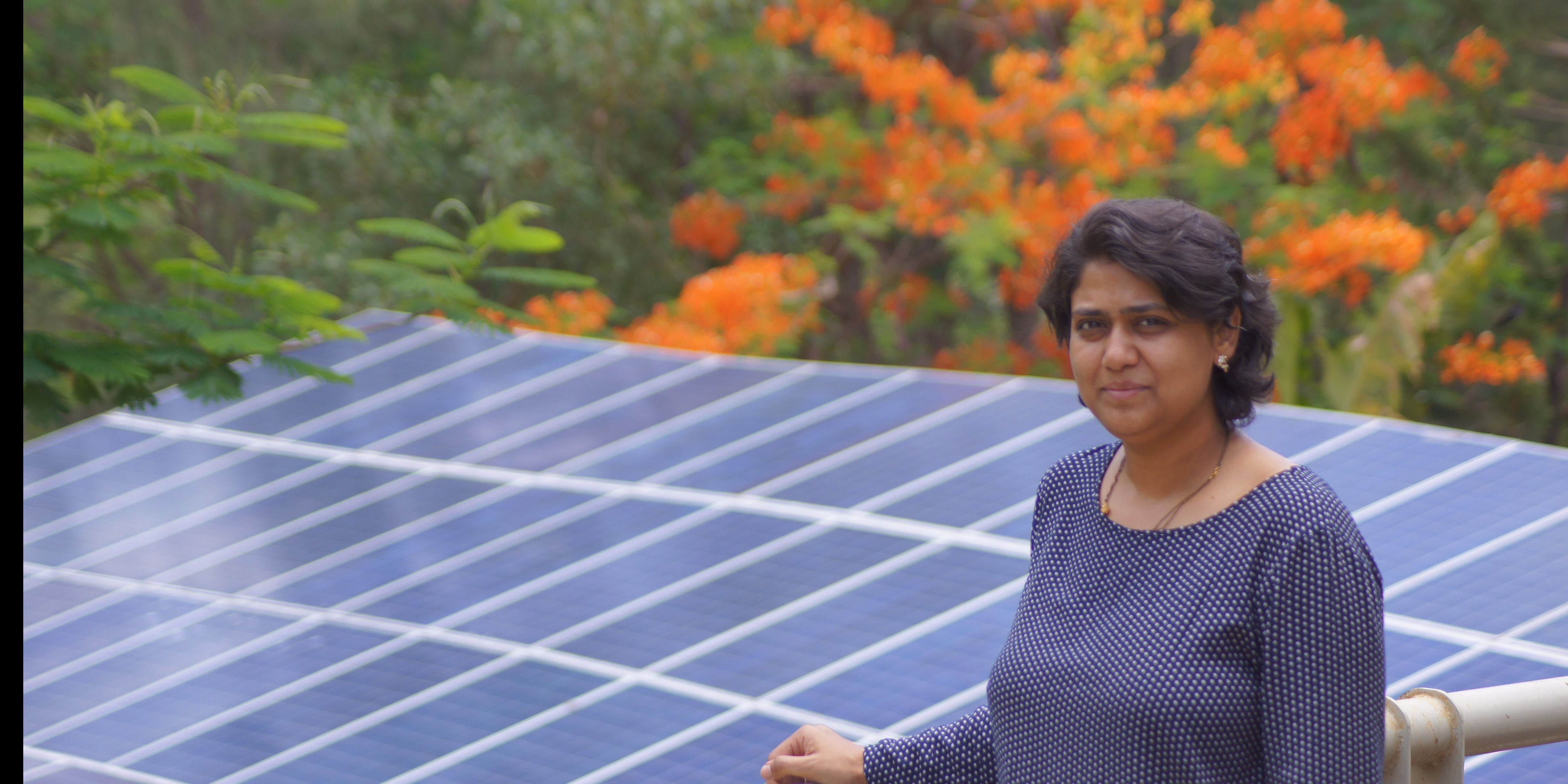 Journey from a housewife with arts degree to a business woman handling projects in solar..