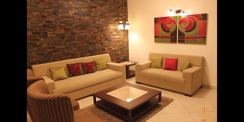 Interior Design for a living room - One of our works @ Inner Space