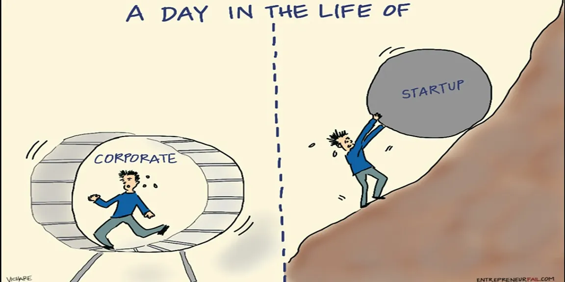 Startup versus the corporate world? Choose yourself!