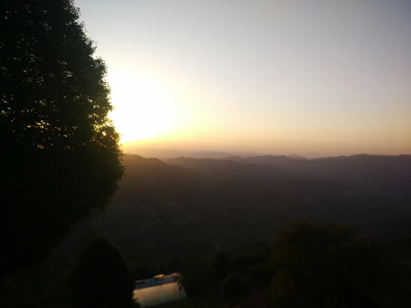 Dawn at the Altitudes camp, <br>