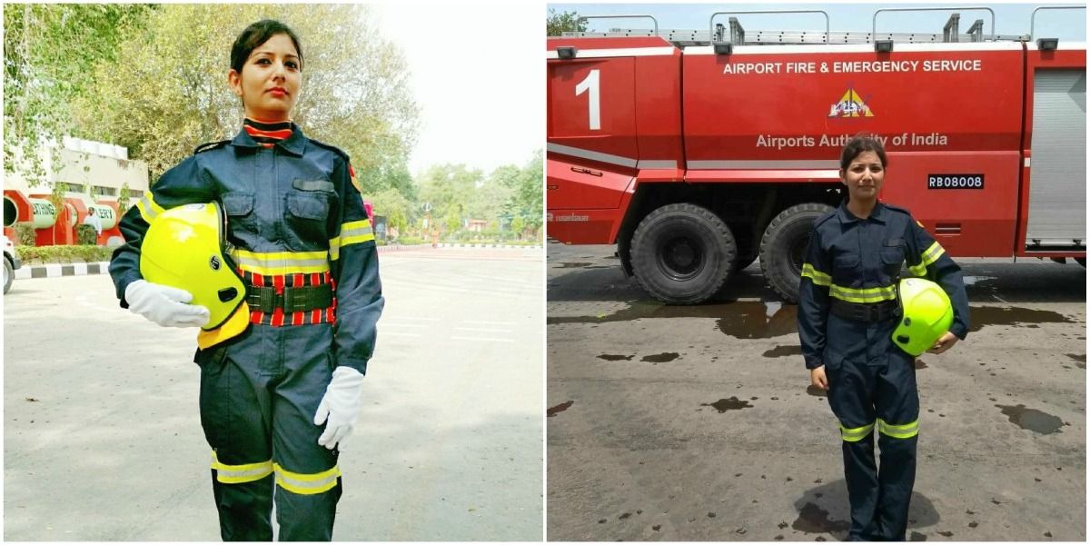 मिलिए भारत की पहली महिला फायरफाइटर तानिया से जो एयरपोर्ट्स को रखेंगी सुरक्षित