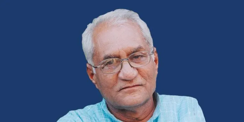 हिंदी के शीर्ष कवि-आलोचक एवं साहित्य आकदमी अध्यक्ष विश्वनाथ प्रसाद तिवारी।