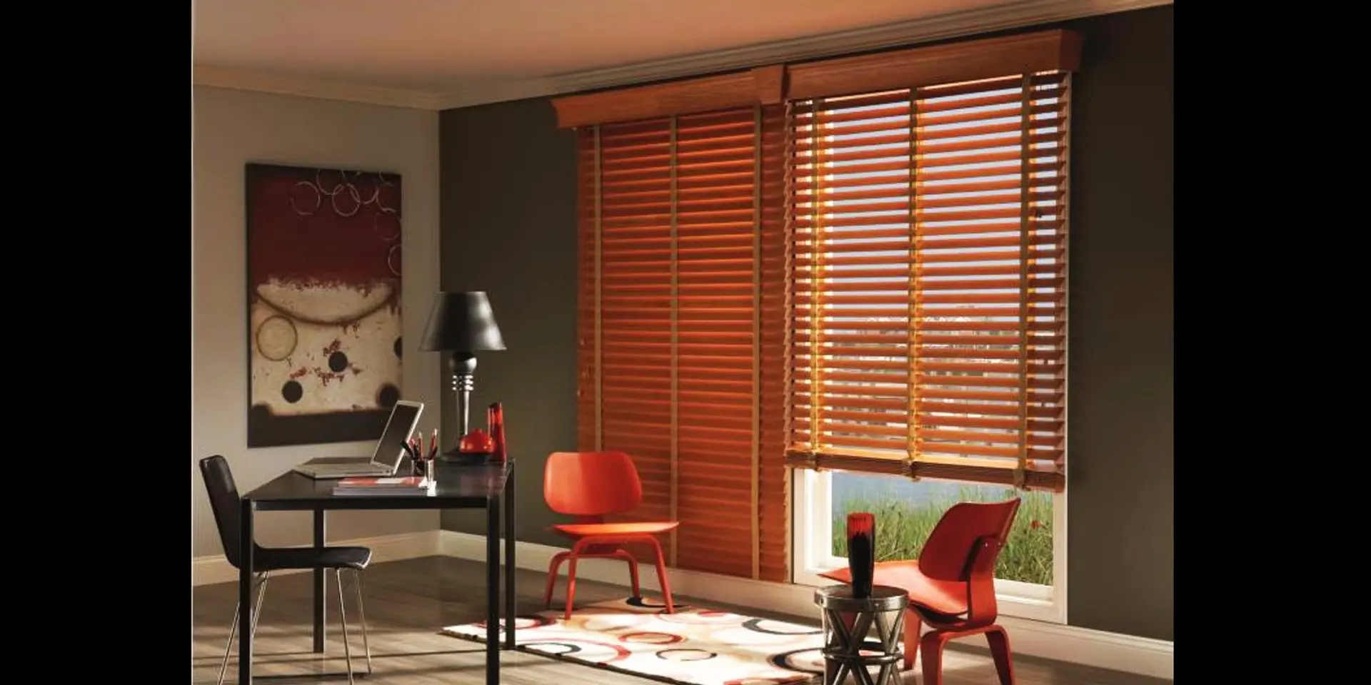 Vision blinds may be useful for tough windows