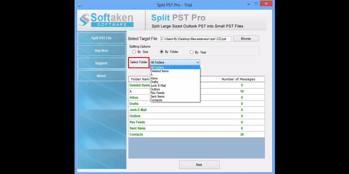 How to Break Outlook Contacts File and Other Large Sized PST Files?