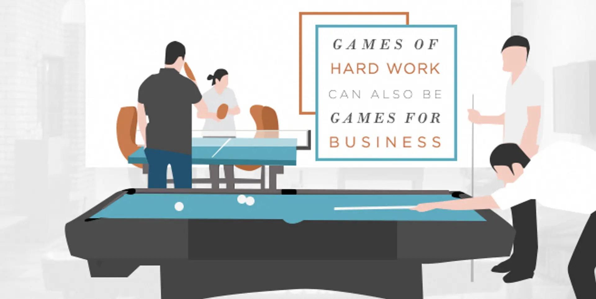 Games of hard work can also be games for business