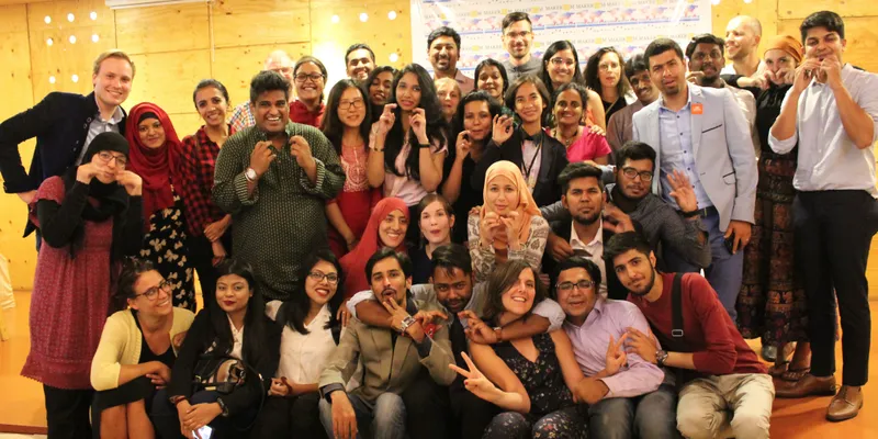 Changemakers at the finale of the Changemakers' Room 2016 in Bengaluru, India