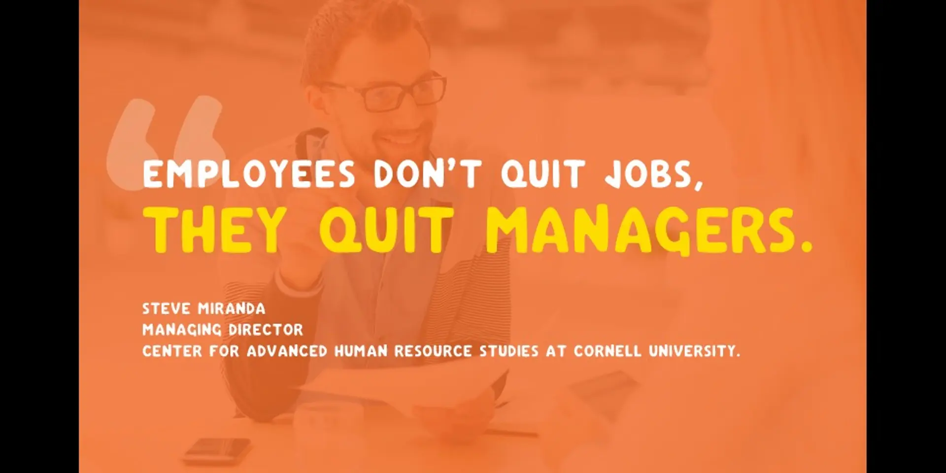 Why people leave their jobs?