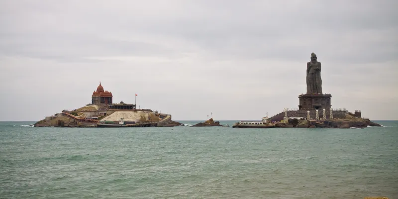 Swami Vivekananda Rock Memorial and Thiruvalluvar Statue